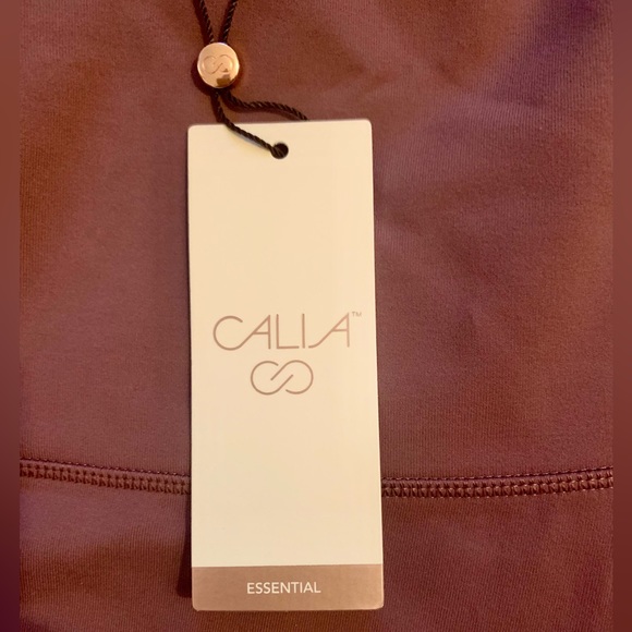 Calia Essentials Collection High-Rise Crop Flare Yoga Pants Mauve Size L - Picture 5 of 7